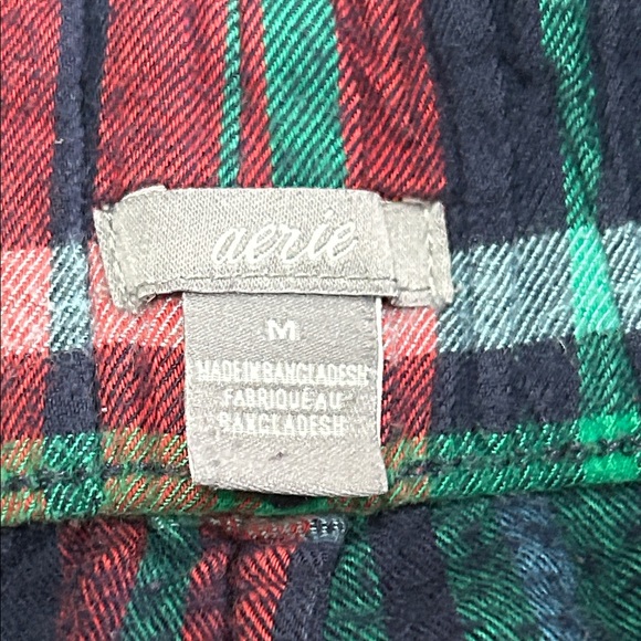 Medium Aerie flannel plaid pajama jogger pants - Picture 2 of 5